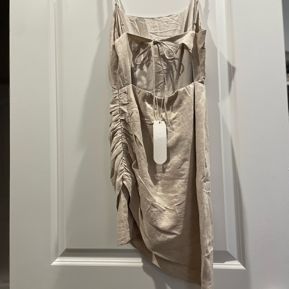 Anthropologie Flat White Dress - Picture 8 of 9